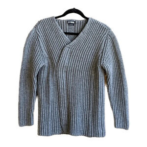 Raf Simons Velcro Front Wool Sweater Cardigan